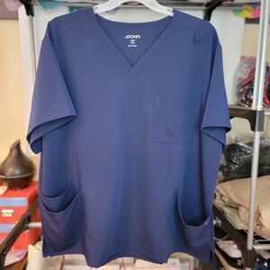 Jockey Scrub Top Unisex SS Navy - Size 2XL NWT